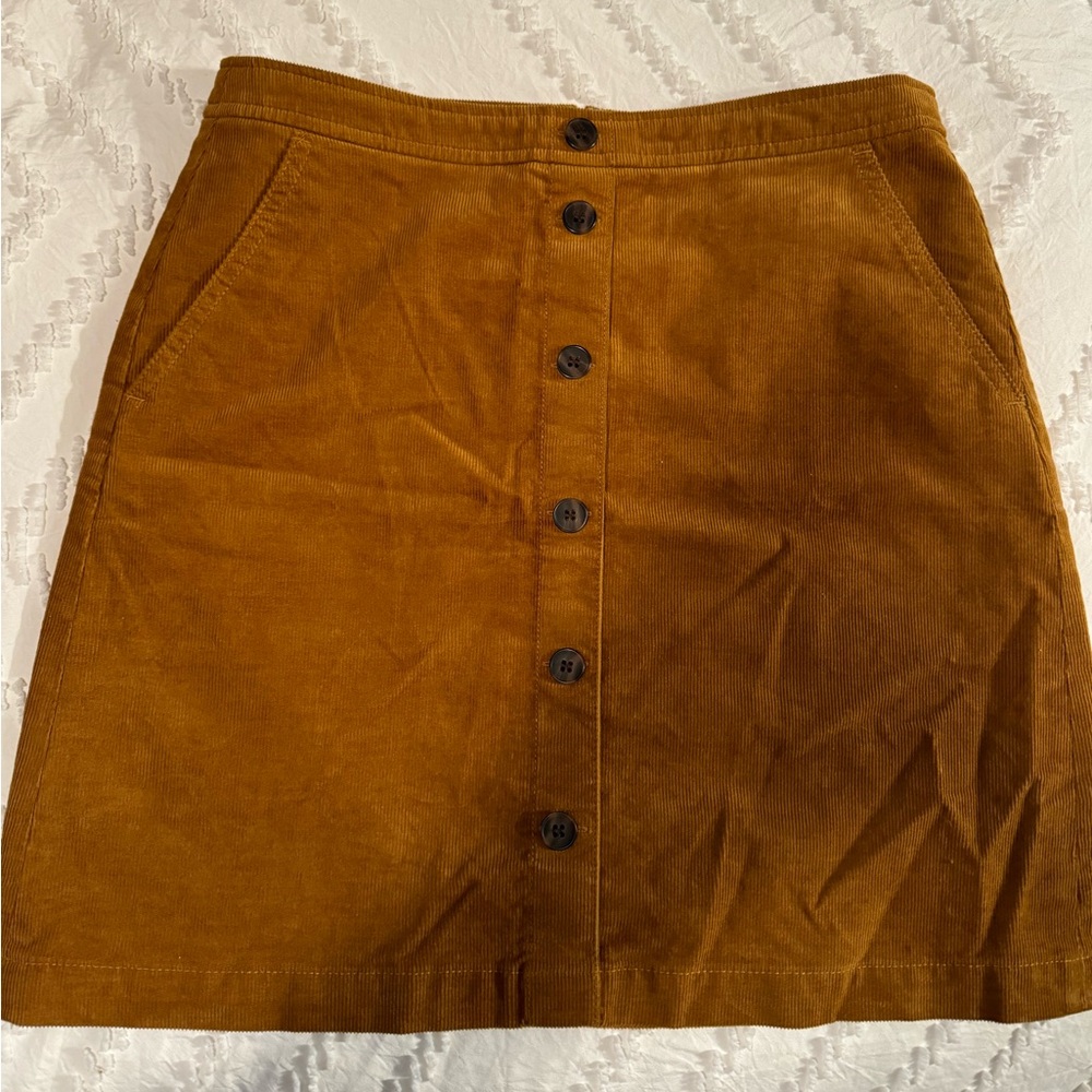 J. Crew Corduroy Skirt